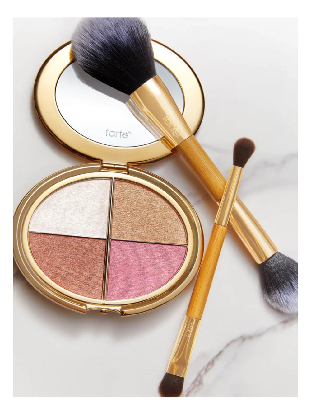 TARTE Glow Wardrobe Highlighting Eye & Cheek Palette NIB